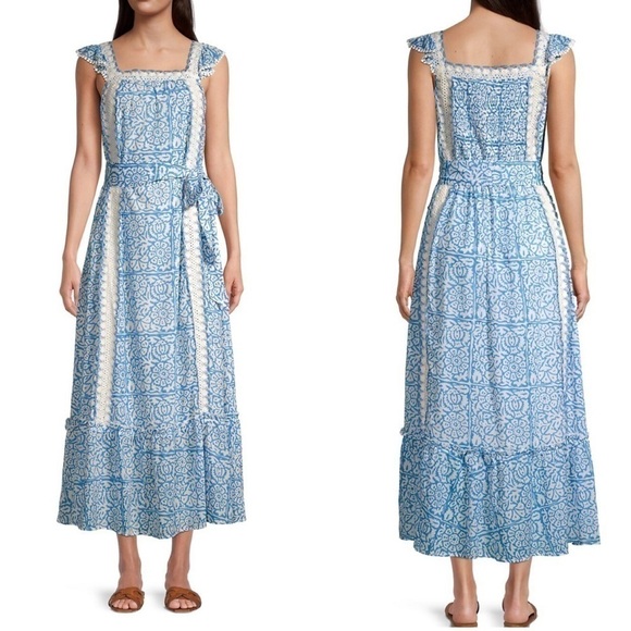 Roller Rabbit MAR ZARELA DRESS in Blue, New with Tags - Picture 1 of 5